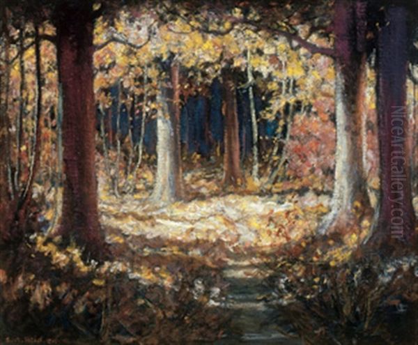 The Indian Trail Oil Painting by George Agnew Reid