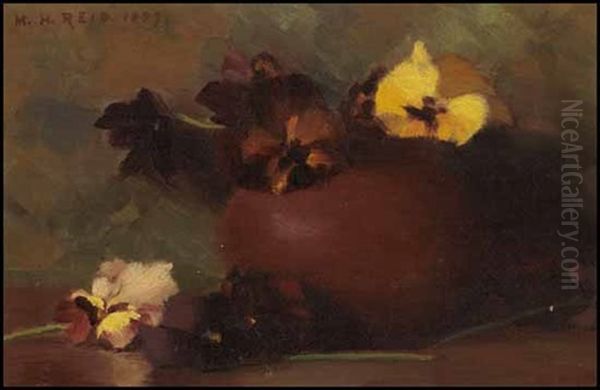 Flowers Oil Painting by Mary Augusta Hiester Reid