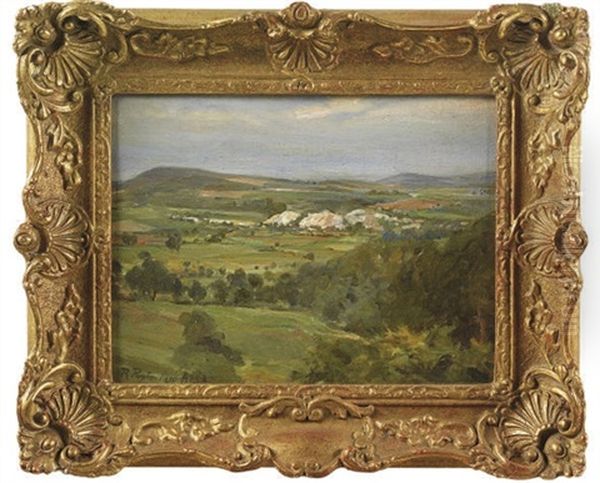 An Extensive Landscape Oil Painting by Robert Payton Reid