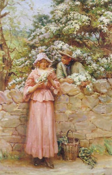 In The Time Of Blossom Oil Painting by Robert Payton Reid