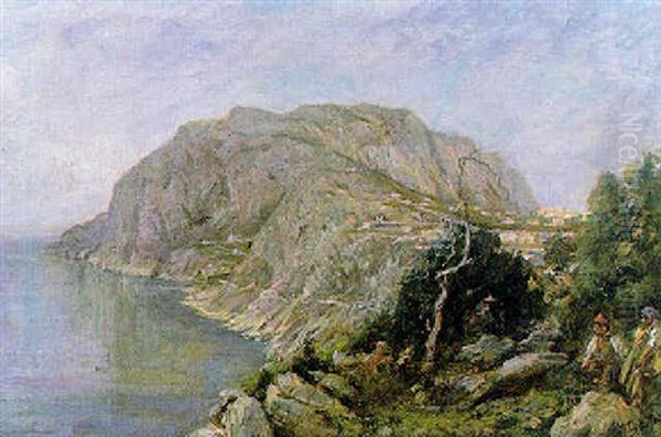 The Island Of Capri Oil Painting by Robert Payton Reid