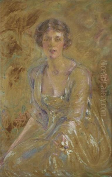 Portrait Of A Beauty Oil Painting by Robert Reid