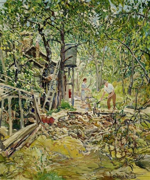 Spring Oil Painting by Charles Reiffel