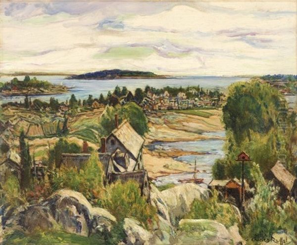 The Harbor Entrance Oil Painting by Charles Reiffel