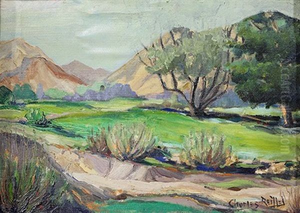 California Desert Oil Painting by Charles Reiffel