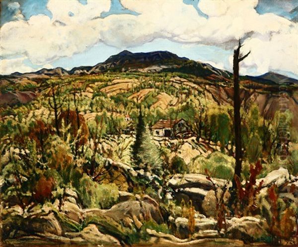 Homestead Ranch, Southern California Oil Painting by Charles Reiffel