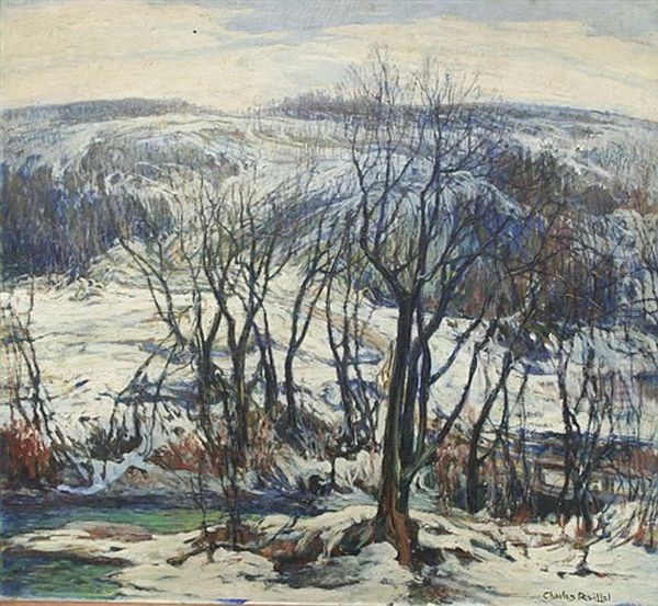 February Oil Painting by Charles Reiffel