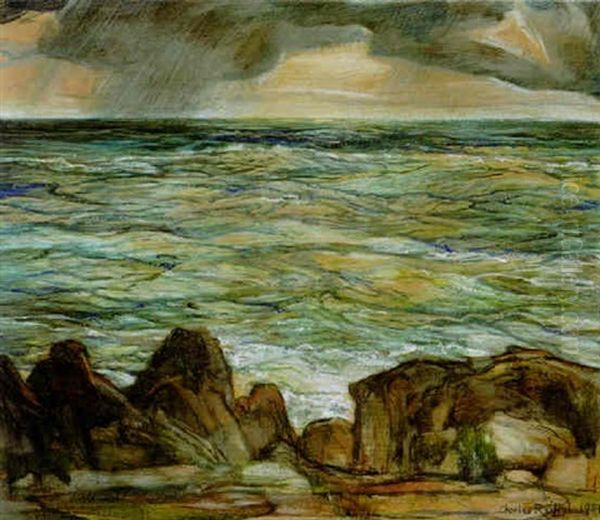 The Sea Oil Painting by Charles Reiffel