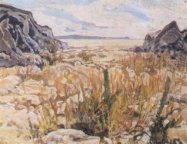 The Desert Gate Oil Painting by Charles Reiffel