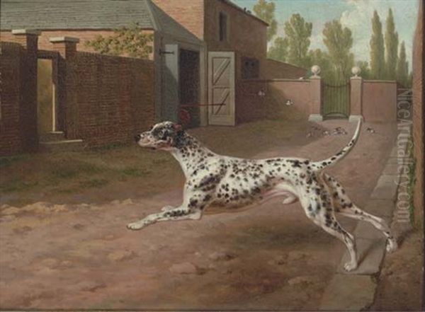 The Dalmation Or Coach Dog Oil Painting by Philipp Reinagle