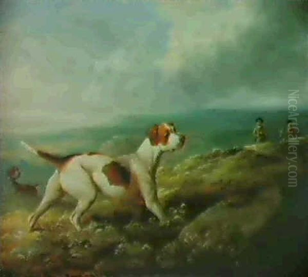 A Pointer Standing At Game Oil Painting by Philipp Reinagle