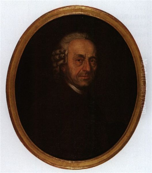 Portrat Joseph Franz Mettler Von Schwyz (1714-1806) Oil Painting by Joseph Reinhart