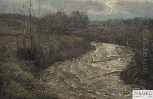 Nach Dem Gewitter Oil Painting by Otto Reiniger