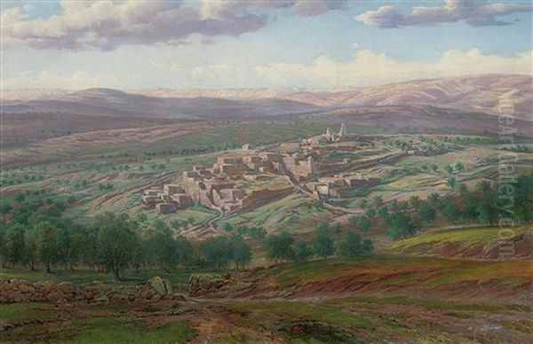 Bethany, Near Jerusalem by Karoly Miksa Reissmann