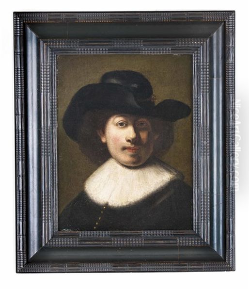 Bildnis Eines Jungen Herrn Oil Painting by  Rembrandt van Rijn