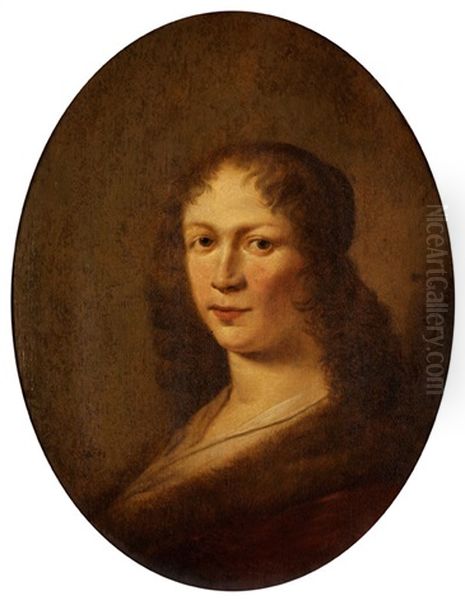 Portrait Einer Jungen Frau Oil Painting by  Rembrandt van Rijn