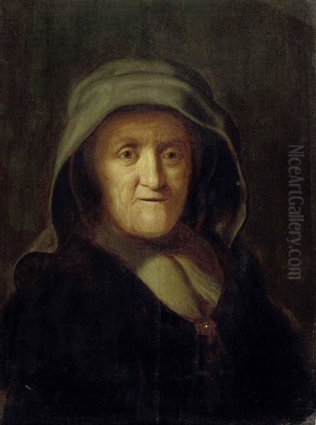 Bildnis Einer Alten Frau Oil Painting by  Rembrandt van Rijn