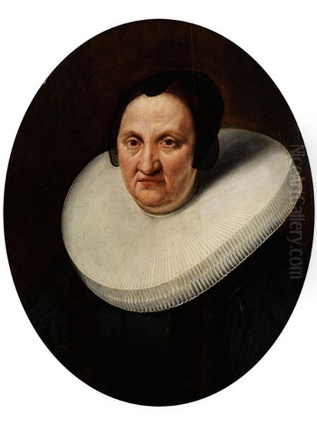 Portrait Einer Alteren Frau Mit Muhlstein-halskrause Oil Painting by  Rembrandt van Rijn