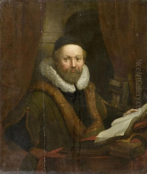 Portrait Des Johannes Wtenbogaert Oil Painting by  Rembrandt van Rijn