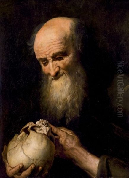 Democritus Oil Painting by  Rembrandt van Rijn