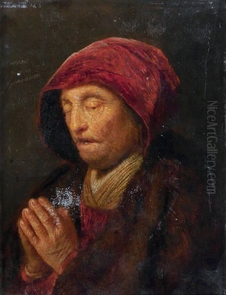 Rembrandts Mutter Oil Painting by  Rembrandt van Rijn