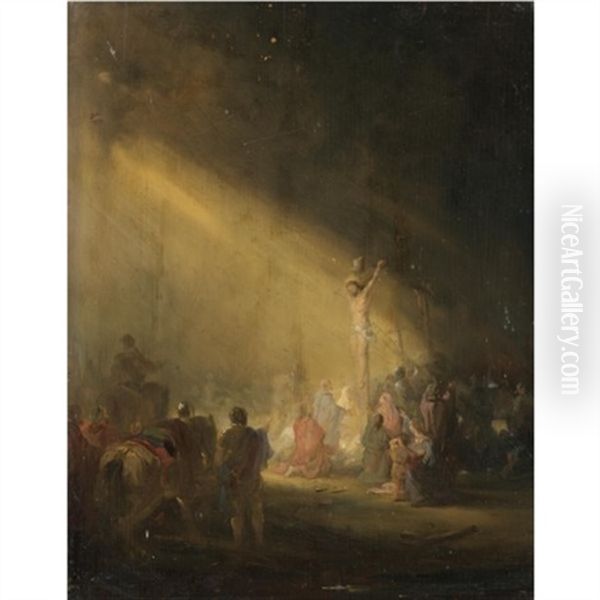 The Crucifixion Oil Painting by  Rembrandt van Rijn