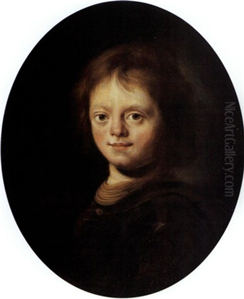 Portrait Of A Child Oil Painting by  Rembrandt van Rijn