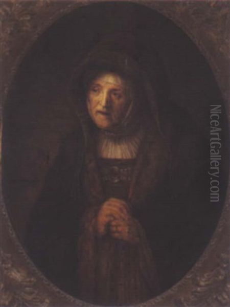 Die Mutter Rembrandts Oil Painting by  Rembrandt van Rijn