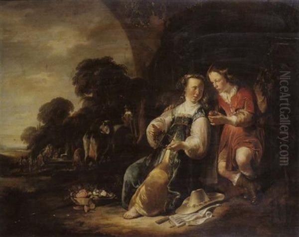 Granida Und Daifilo Oil Painting by  Rembrandt van Rijn