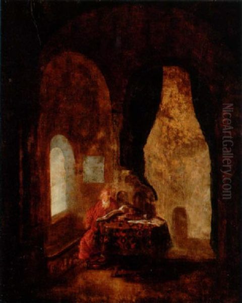 Den Helige Antonius Oil Painting by  Rembrandt van Rijn