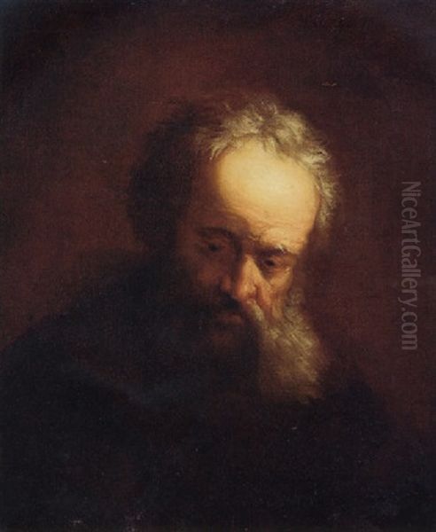 A Tronie Of An Old Man With A Beard Oil Painting by  Rembrandt van Rijn