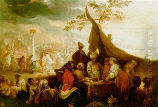 The Dance Around The Golden Calf Oil Painting by  Rembrandt van Rijn