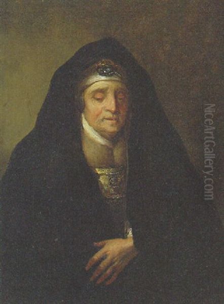 An Old Woman, Traditionally Indentified As Rembrant's Mother Oil Painting by  Rembrandt van Rijn