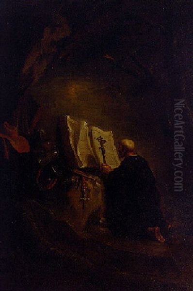 Saint Jerome Oil Painting by  Rembrandt van Rijn