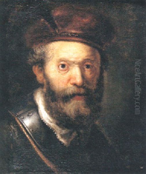 Krigare Oil Painting by  Rembrandt van Rijn