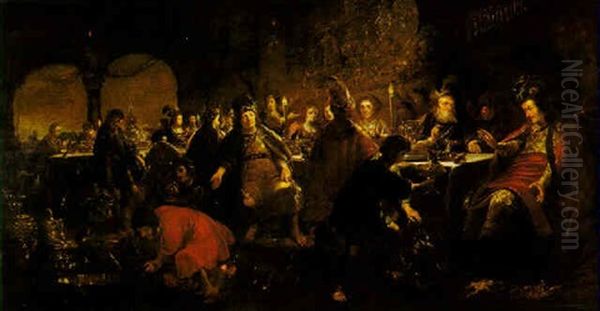 The Plague Of Frogs In Egypt Oil Painting by  Rembrandt van Rijn