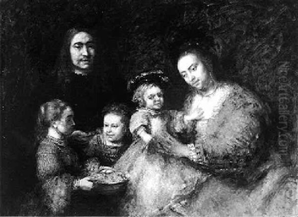 Familienbildnis Oil Painting by  Rembrandt van Rijn