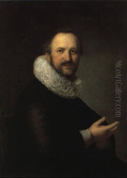 Bildnis Eines Herrn Oil Painting by  Rembrandt van Rijn