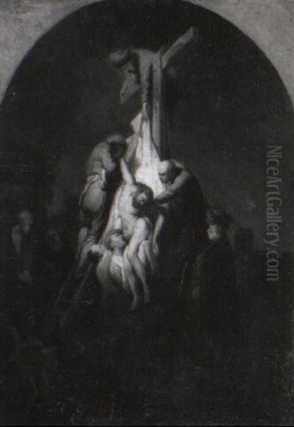 The Descent From The Cross Oil Painting by  Rembrandt van Rijn