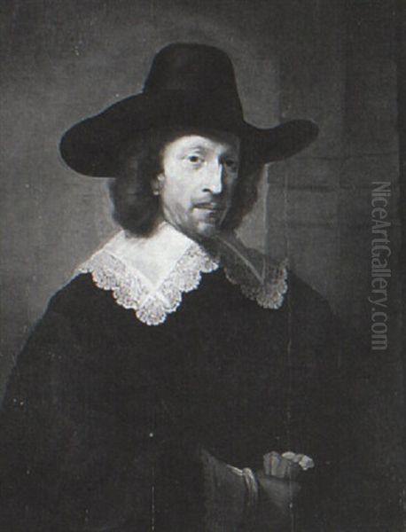 Portrait Of Nicholaes Bambeeck Oil Painting by  Rembrandt van Rijn