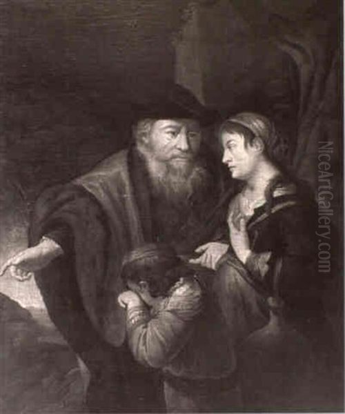 The Repentant Child Oil Painting by  Rembrandt van Rijn