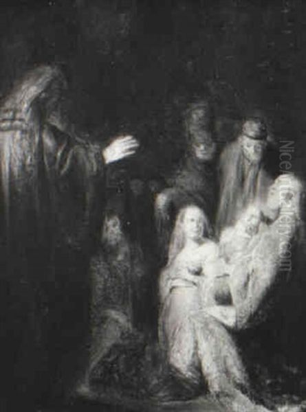 Chrsit Healing The Sick Oil Painting by  Rembrandt van Rijn