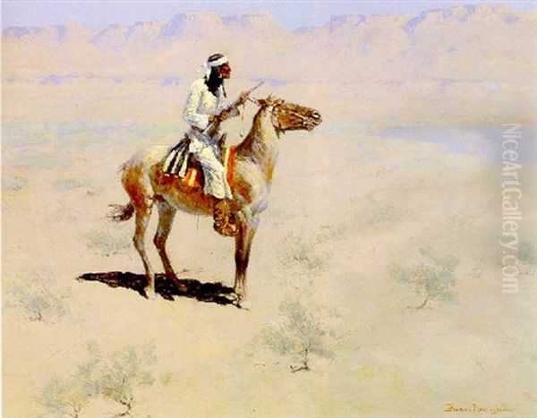 The Lone Scout Oil Painting by Frederic Remington