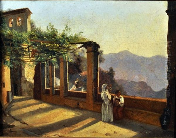 Avvocatella A Cava Oil Painting by Jean Charles Joseph Remond