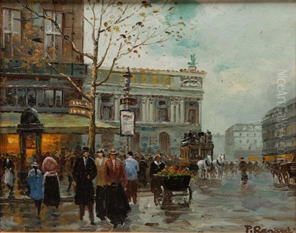 Paris Oil Painting by Paul Renard