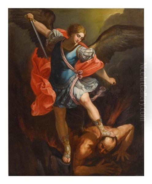 Saint Michael Oil Painting by Guido Reni