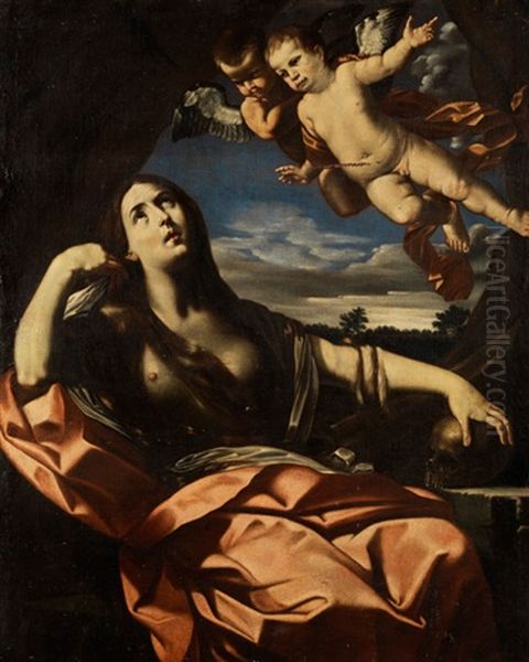 Busende Magdalena Oil Painting by Guido Reni