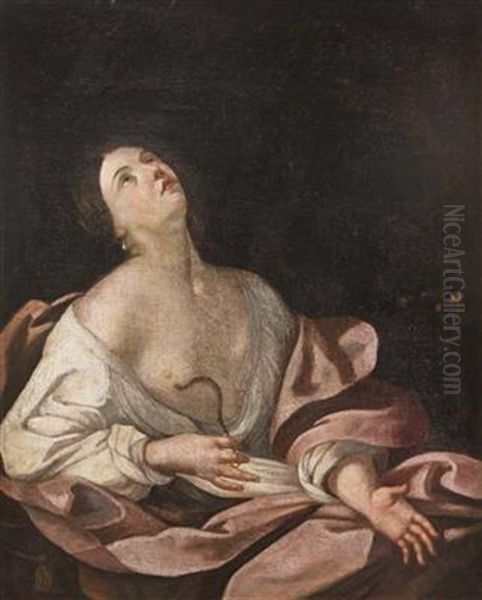 Der Selbstmord Durch Die Viper Der Konigin Von Agypten Oil Painting by Guido Reni