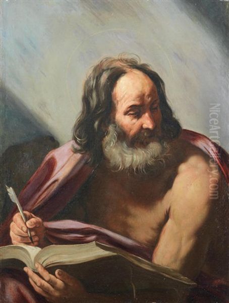 Saint Mark The Evangelist Oil Painting by Guido Reni