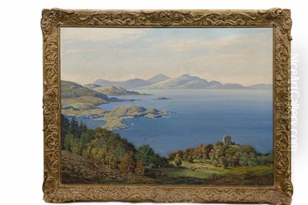 Scottish Landscape With Stream by George Melvin Rennie